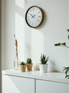 Roma Rakamlı Kahverengi Plastik Duvar Saati 36 cm · Model PP-3655I
