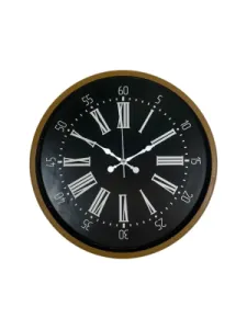 Kahverengi Plastik Duvar Saati 36 cm · Model PP-3659I