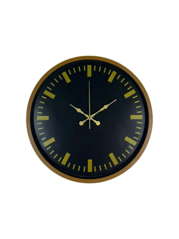 Kahverengi Plastik Duvar Saati 36 cm · Model PP-3688I