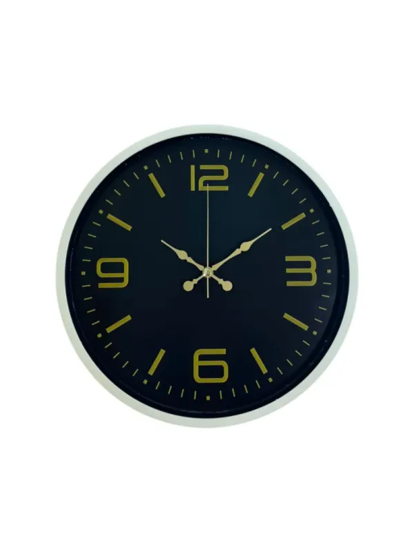 Krem Plastik Duvar Saati 36 cm · Model PP-3644X