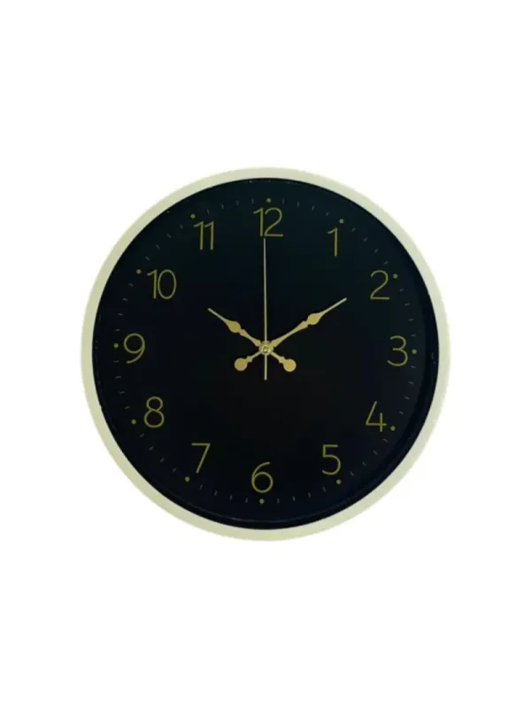 Krem Plastik Duvar Saati 36 cm · Model PP-3646X