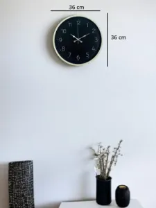 Krem Plastik Duvar Saati 36 cm · Model PP-3647X