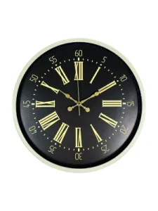 Krem Plastik Duvar Saati 36 cm · Model PP-3658X