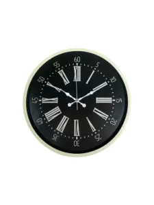 Krem Plastik Duvar Saati 36 cm · Model PP-3659X