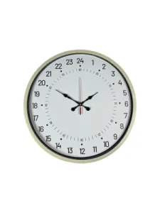 Göstergeli Krem Plastik Duvar Saati 36 cm · Model PP-3697X