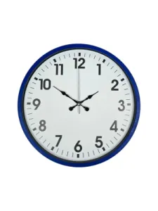 Lacivert Plastik Duvar Saati 36 cm · Model PP-3601V