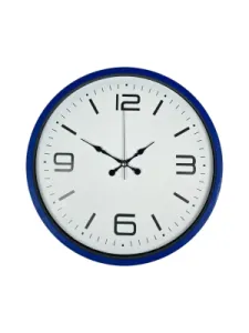 Lacivert Plastik Duvar Saati 36 cm · Model PP-3608V