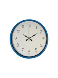 Mavi Plastik Duvar Saati 36 cm · Model PP-3604M
