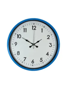 Mavi Plastik Duvar Saati 36 cm · Model PP-3605M