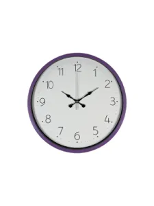 Mor Plastik Duvar Saati 36 cm · Model PP-3604Z