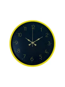 Sarı Plastik Duvar Saati 36 cm · Model PP-3646Y