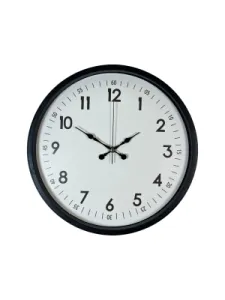 Siyah Plastik Duvar Saati 36 cm · Model PP-3605B