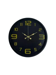 Siyah Plastik Duvar Saati 36 cm · Model PP-3610B