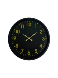 Siyah Plastik Duvar Saati 36 cm · Model PP-3623B