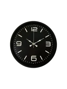 Siyah Plastik Duvar Saati 36 cm · Model PP-3645B