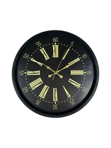 Siyah Plastik Duvar Saati 36 cm · Model PP-3658B
