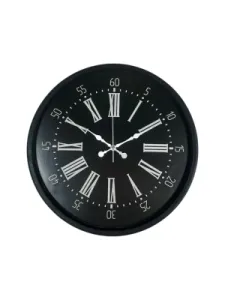 Siyah Plastik Duvar Saati 36 cm · Model PP-3659B