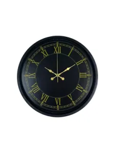Siyah Plastik Duvar Saati 36 cm · Model PP-3672B
