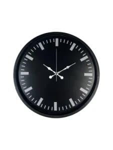 Siyah Plastik Duvar Saati 36 cm · Model PP-3687B