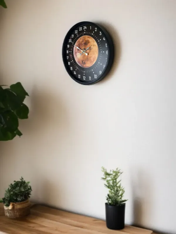 Göstergeli Siyah Plastik Duvar Saati 36 cm · Model PP-3695B
