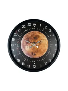 Göstergeli Siyah Plastik Duvar Saati 36 cm · Model PP-3695B