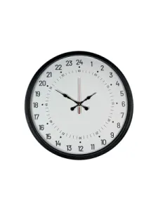 Göstergeli Siyah Plastik Duvar Saati 36 cm · Model PP-3697B