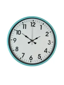 Turkuaz Plastik Duvar Saati 36 cm · Model PP-3601T