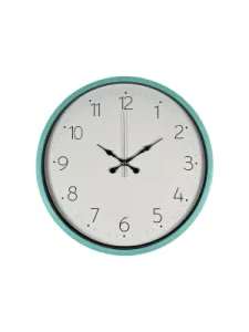 Turkuaz Plastik Duvar Saati 36 cm · Model PP-3604T
