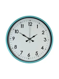 Turkuaz Plastik Duvar Saati 36 cm · Model PP-3605T