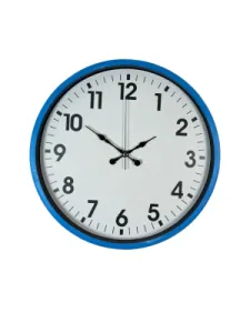 Mavi Plastik Duvar Saati 36 cm · Model PP-3601M