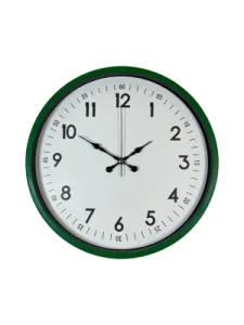 Yeşil Plastik Duvar Saati 36 cm · Model PP-3605L