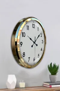 Gold Metal Duvar Saati 52 cm · Model 5205G