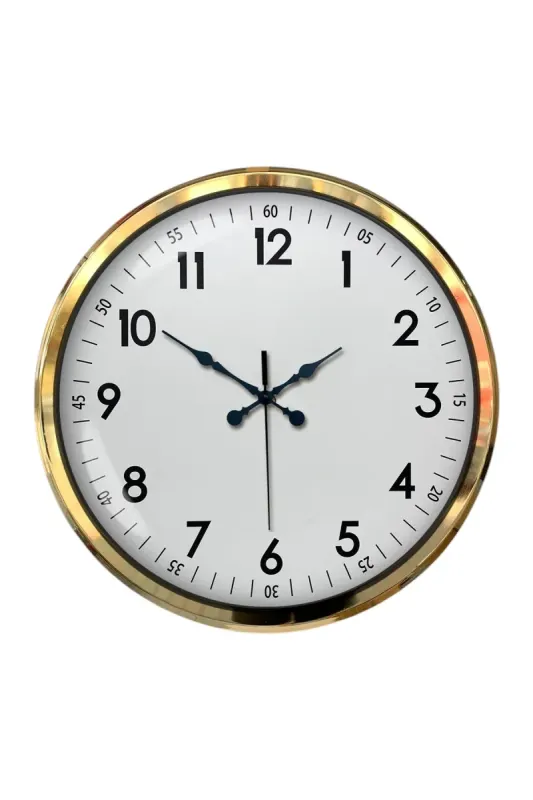 Gold Metal Duvar Saati 52 cm · Model 5205G