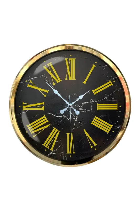 Gold Metal Duvar Saati 52 cm · Model 5271G