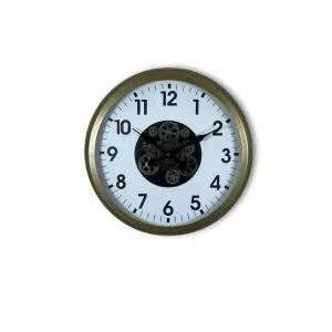 Eskitme Metal Çarklı Duvar Saati 60 cm · Model C-6001E