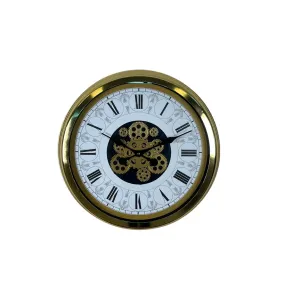 Gold Metal Çarklı Duvar Saati 60 cm · Model C-6061G