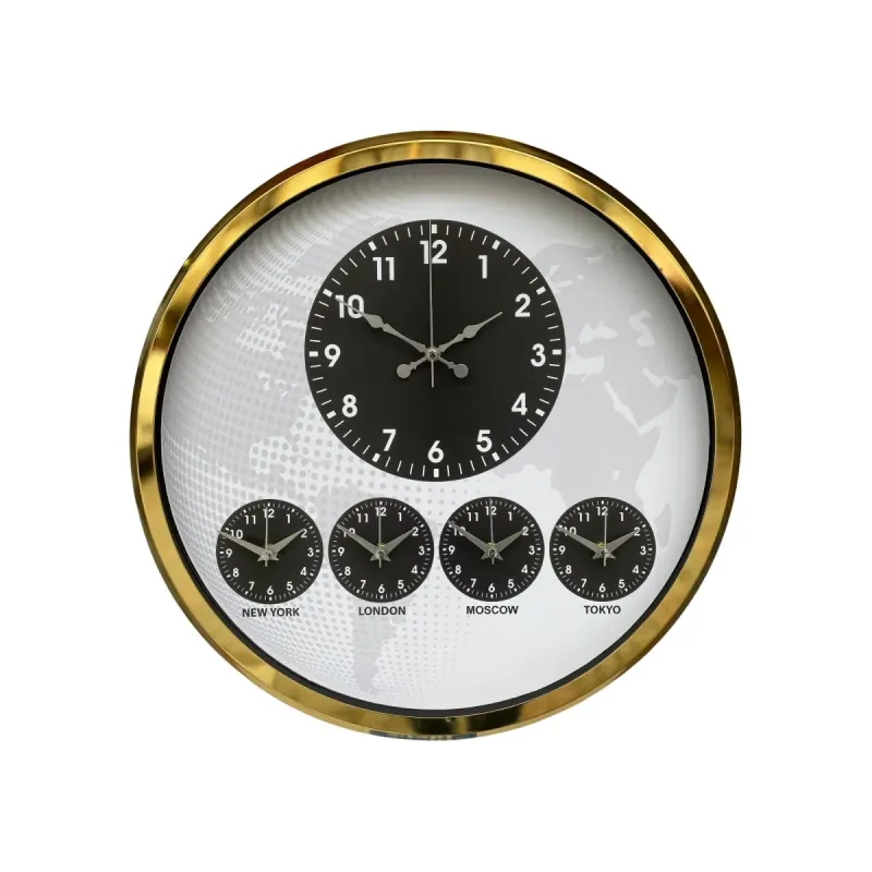 Gold Metal Dünya Saati 52 cm · Model DS-5231G