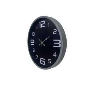 Gri Plastik Duvar Saati 36 cm · Model PP-3609K
