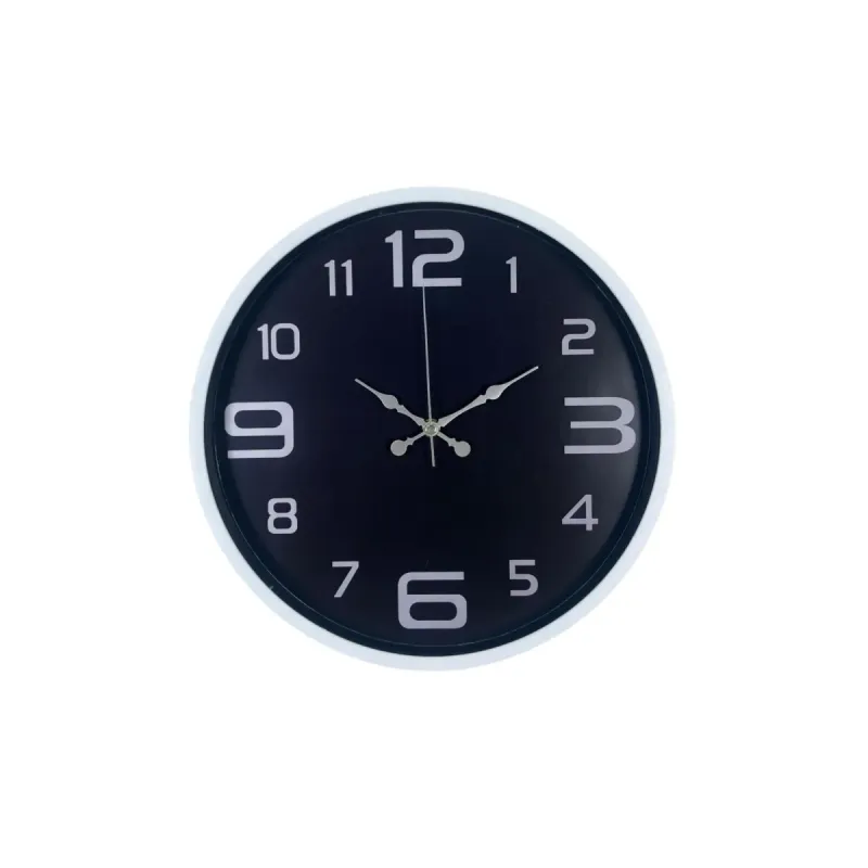 Beyaz Plastik Duvar Saati 36 cm · Model PP-3609W