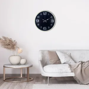Krem Plastik Duvar Saati 36 cm · Model PP-3609X
