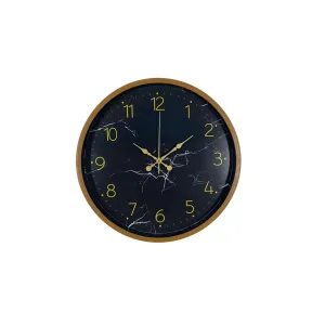 Desenli Kahverengi Plastik Duvar Saati 36 cm · Model PP-3611I