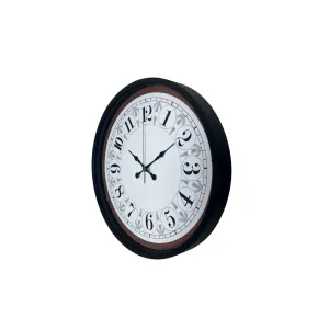 Siyah Plastik Duvar Saati 36 cm · Model PP-3625B