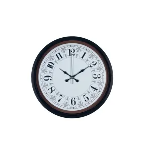 Siyah Plastik Duvar Saati 36 cm · Model PP-3625B