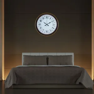 Kahverengi Plastik Duvar Saati 36 cm · Model PP-3625I