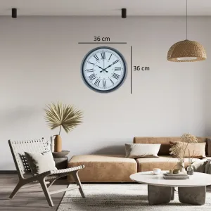 Gri Plastik Duvar Saati 36 cm · Model PP-3652K