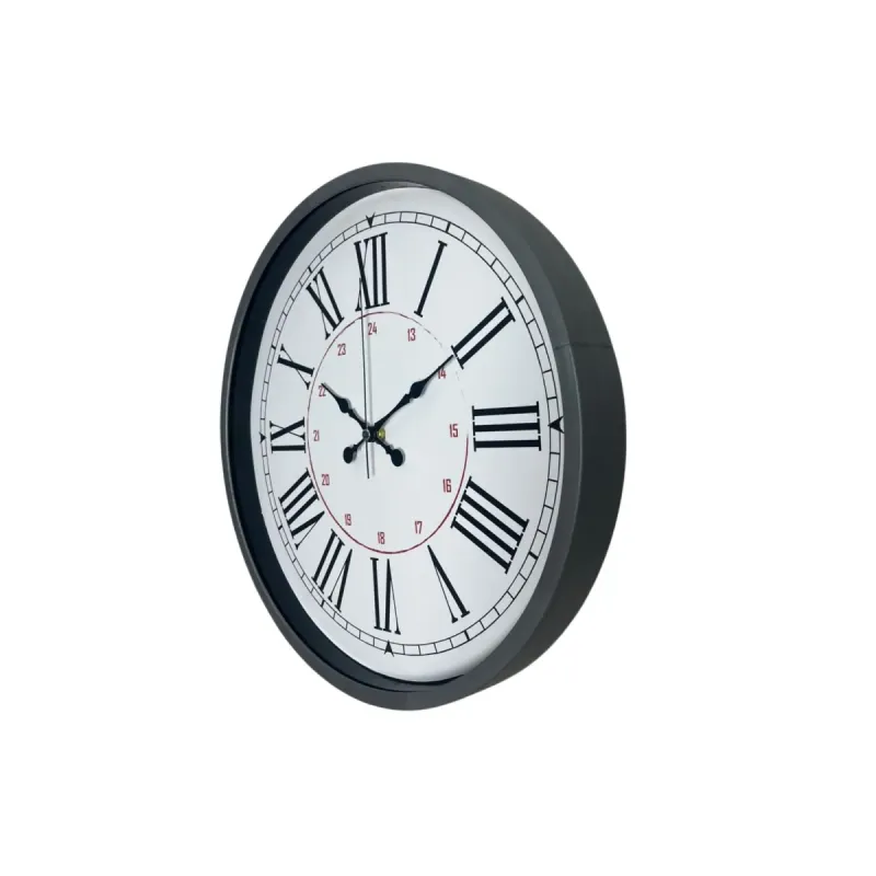 Gri Plastik Duvar Saati 36 cm · Model PP-3652K