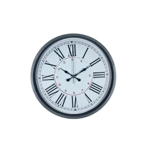 Gri Plastik Duvar Saati 36 cm · Model PP-3652K