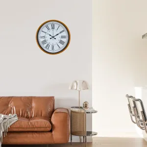 Turuncu Plastik Duvar Saati 36 cm · Model PP-3652O