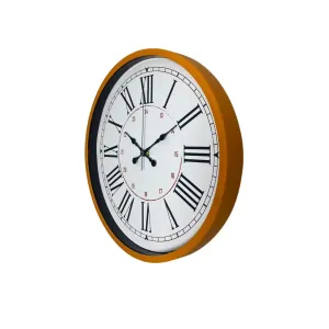 Turuncu Plastik Duvar Saati 36 cm · Model PP-3652O