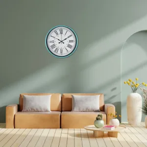 Turkuaz Plastik Duvar Saati 36 cm · Model PP-3652T